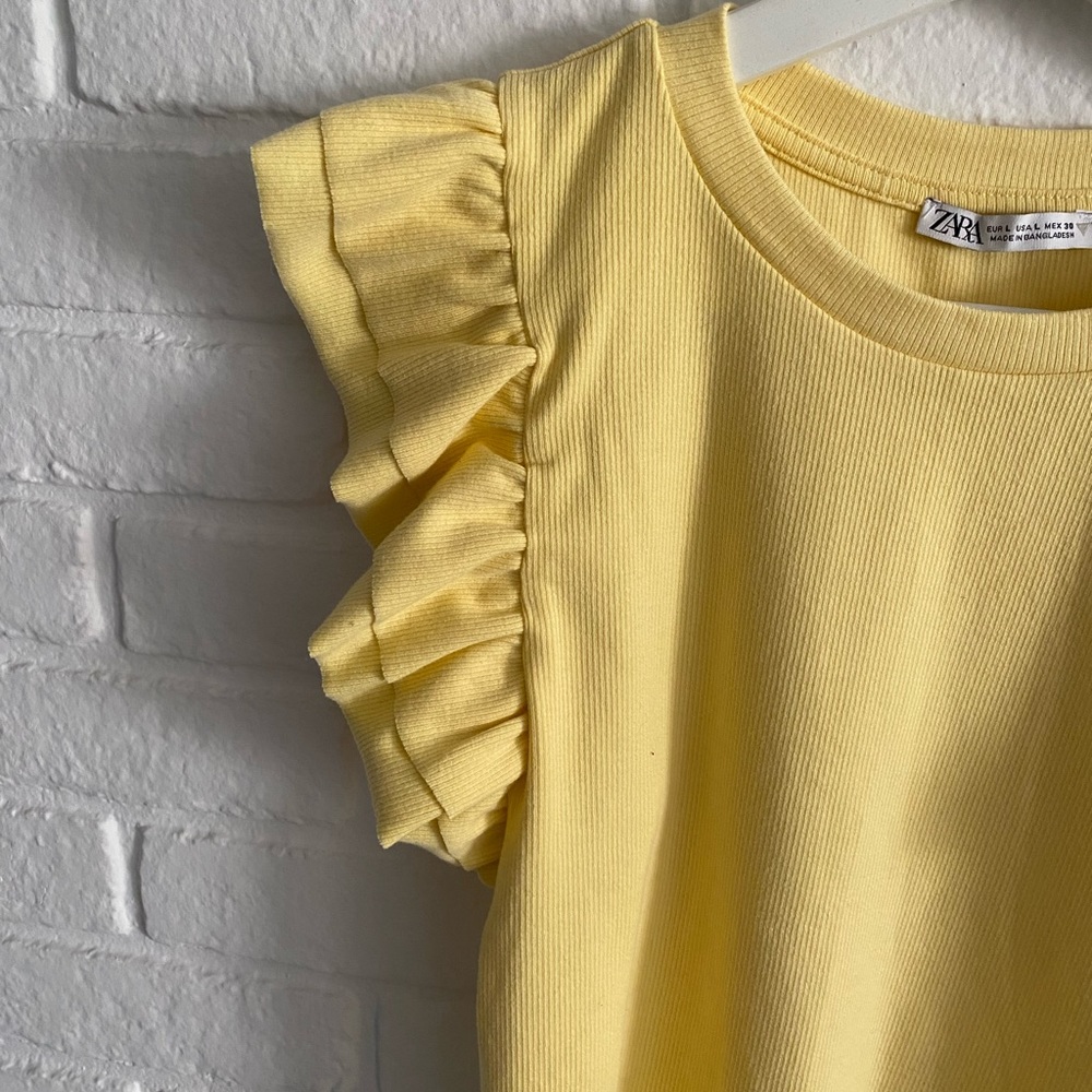 ZARA Ruffled Top - Picture 8 of 8